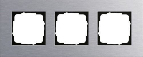 Рамка универсальная Gira Esprit 3-м. алюминий картинка